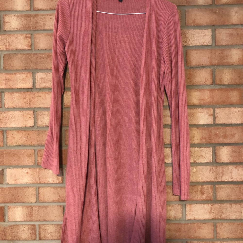 calf length cardigan